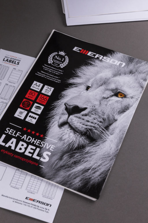 Etykiety samoprzylepne w arkuszach A4